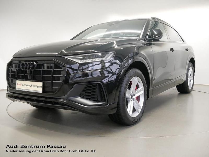 Schwarz Gebraucht 2022 Audi Q8 S-Line SUV | 69.300 € (Teuer) - Bild 1/4