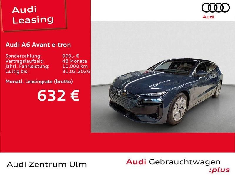 Plasmablau metallic (metallic) Gebraucht 2025 Audi A6 e-tron S-Line Kombi | 71.930 € (Fairer Preis) - Bild 1/4