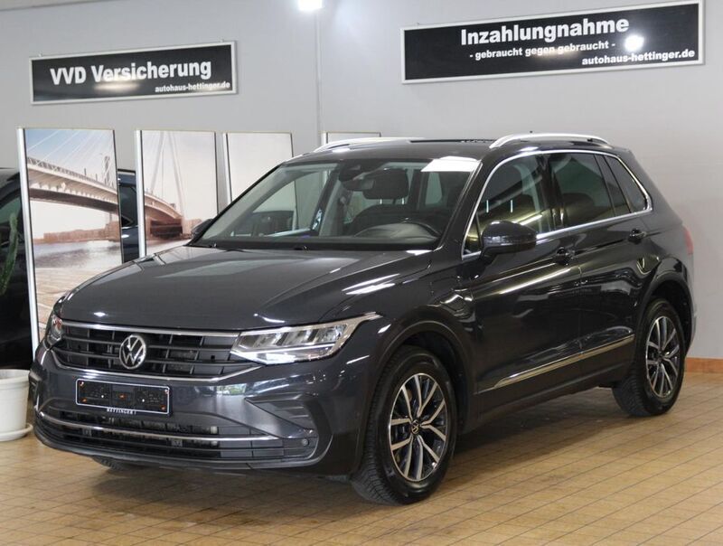 Uranograu Gebraucht 2021 VW Tiguan Life SUV | 22.950 € (Etwas zu teuer) - Bild 1/4