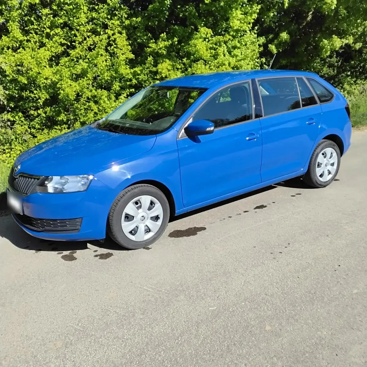 Gebraucht Skoda Rapid 95 PS (69 kW) 2019 Blau Kleinwagen