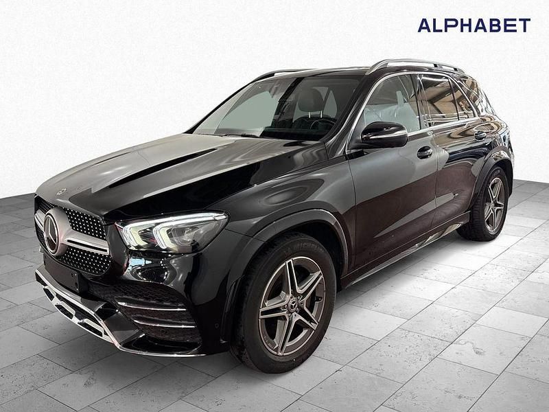 Schwarz Gebraucht 2022 Mercedes GLE350 AMG line SUV | 56.695 € - Bild 1/4