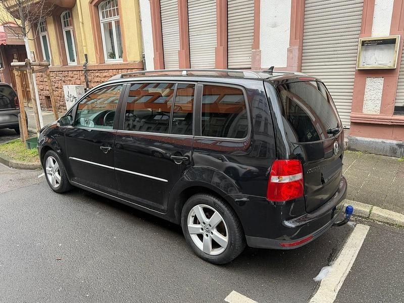 Gebraucht VW Touran Highline 170 PS (125 kW) 2008 Schwarz Van / Kleinbus