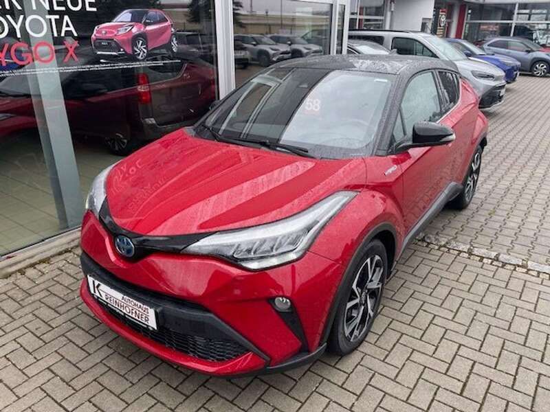 Karminarot/dach schwarz Gebraucht 2021 Toyota C-HR Team SUV | 21.750 € (Guter Preis) - Bild 1/4