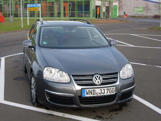 Grau metallic Gebraucht 2008 VW Golf VI Sportline Kombi | 15.300 € - Bild 1/4