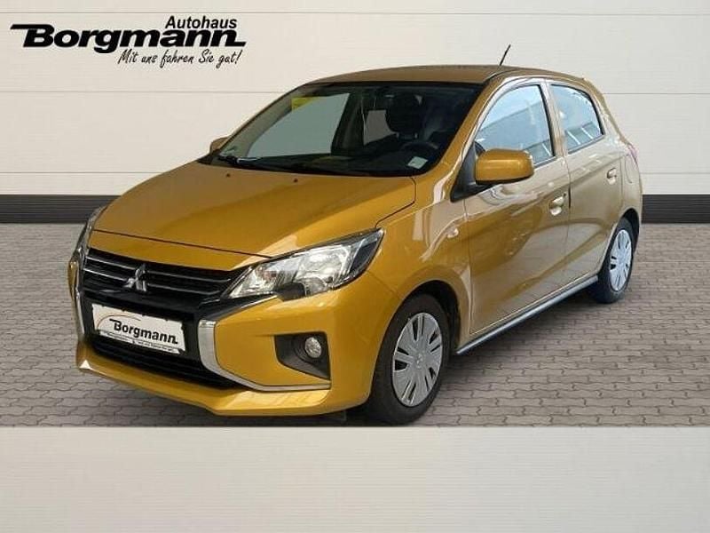 M) (gelb Gebraucht 2020 Mitsubishi Space Star Basis Limousine | 8.490 € (Fairer Preis) - Bild 1/4