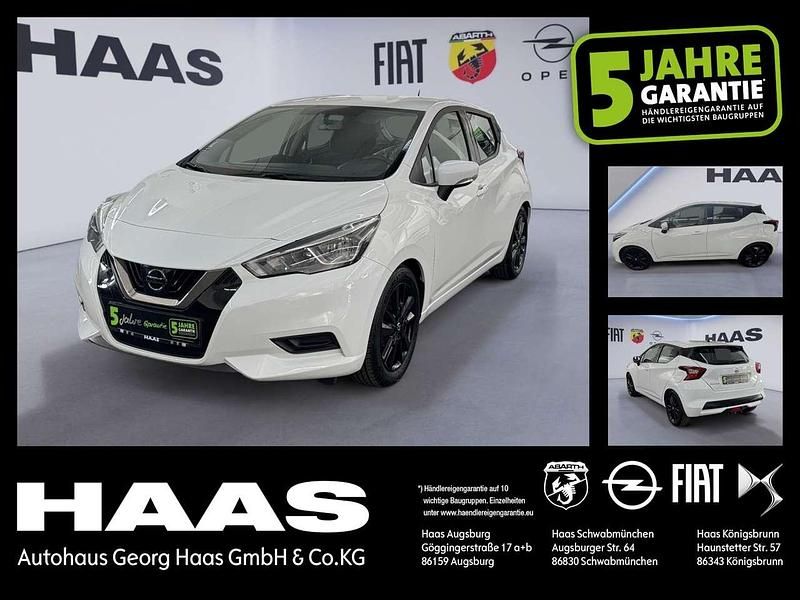 White (s) Gebraucht 2018 Nissan Micra Kleinwagen | 8.880 € (Fairer Preis) - Bild 1/4