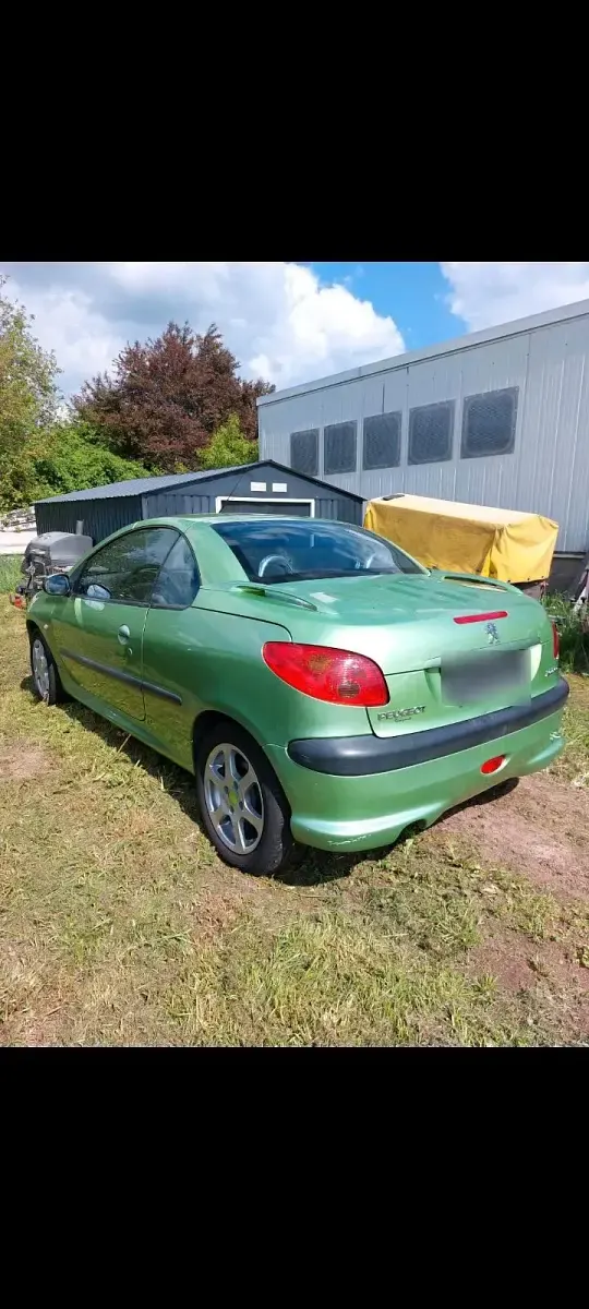 Gebraucht Peugeot 206 CC 110 PS (80 kW) 2002 Grün Cabrio