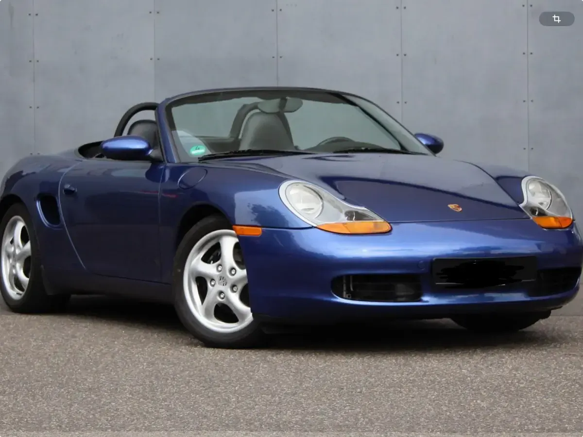 Gebraucht Porsche Boxster 204 PS (150 kW) 1997 Blau Cabrio