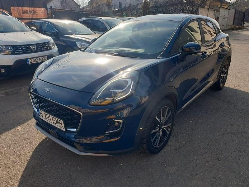 Blau Gebraucht 2020 Ford Puma Titanium SUV | 13.500 € (Superpreis) - Bild 1/4