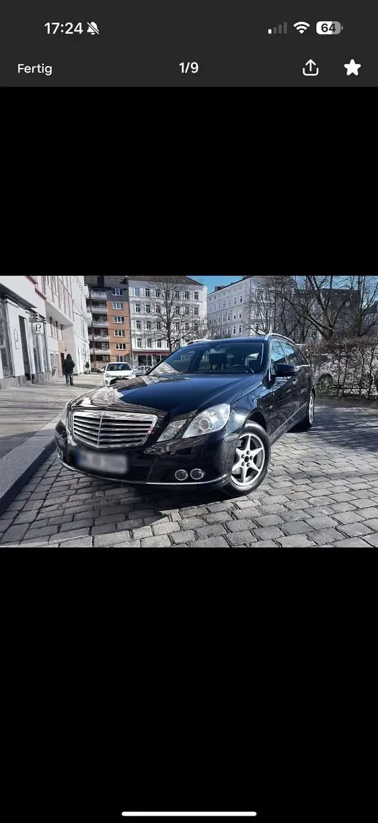 Usata Mercedes E200 184 CV (135 kW) 2010 Nero Station wagon