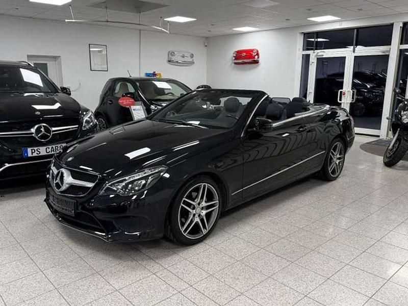 Obsidianschwarz Gebraucht 2015 Mercedes E200 Cabrio | 21.500 € (Fairer Preis) - Bild 1/4