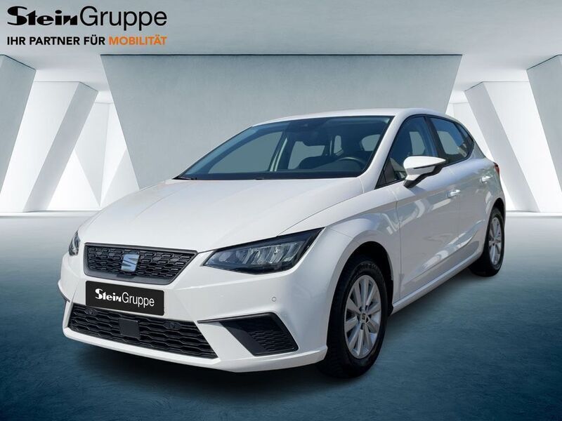 Candy weiss Gebraucht 2021 Seat Ibiza Style Limousine | 12.312 € (Guter Preis) - Bild 1/4