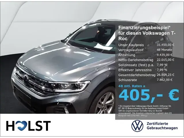 Gebraucht VW T-Roc Cabriolet R-line 150 PS (110 kW) 2025 SUV