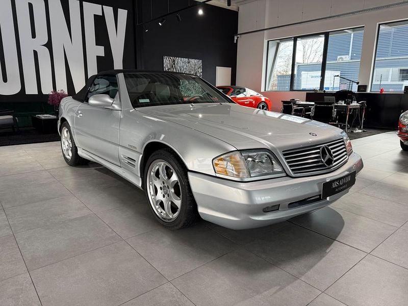 Gebraucht Mercedes SL500 AMG 306 PS (225 kW) 2001 Silber Cabrio