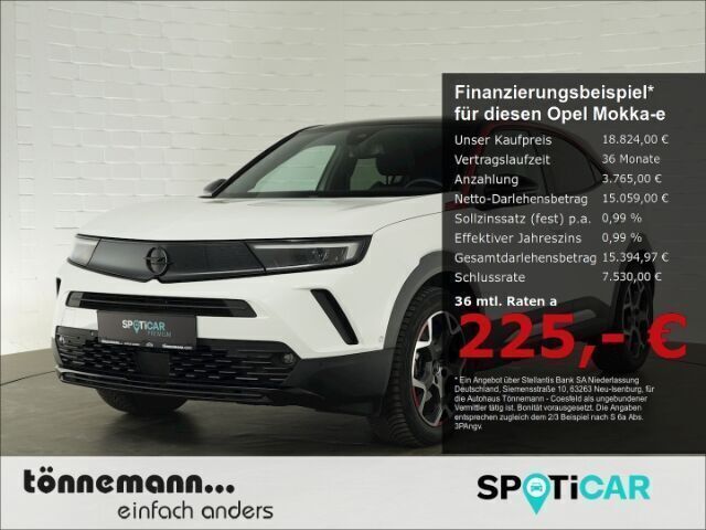 Gebraucht Opel Mokka-e GS Line 100 kW (136 PS) 2022 Arktis weiß SUV