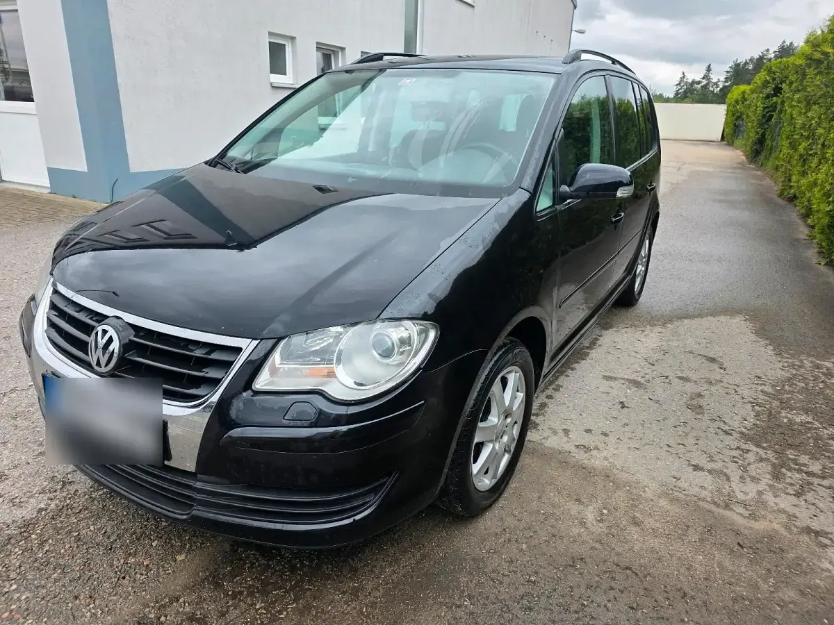 Gebraucht VW Touran 105 PS (77 kW) 2007 Schwarz Van / Kleinbus