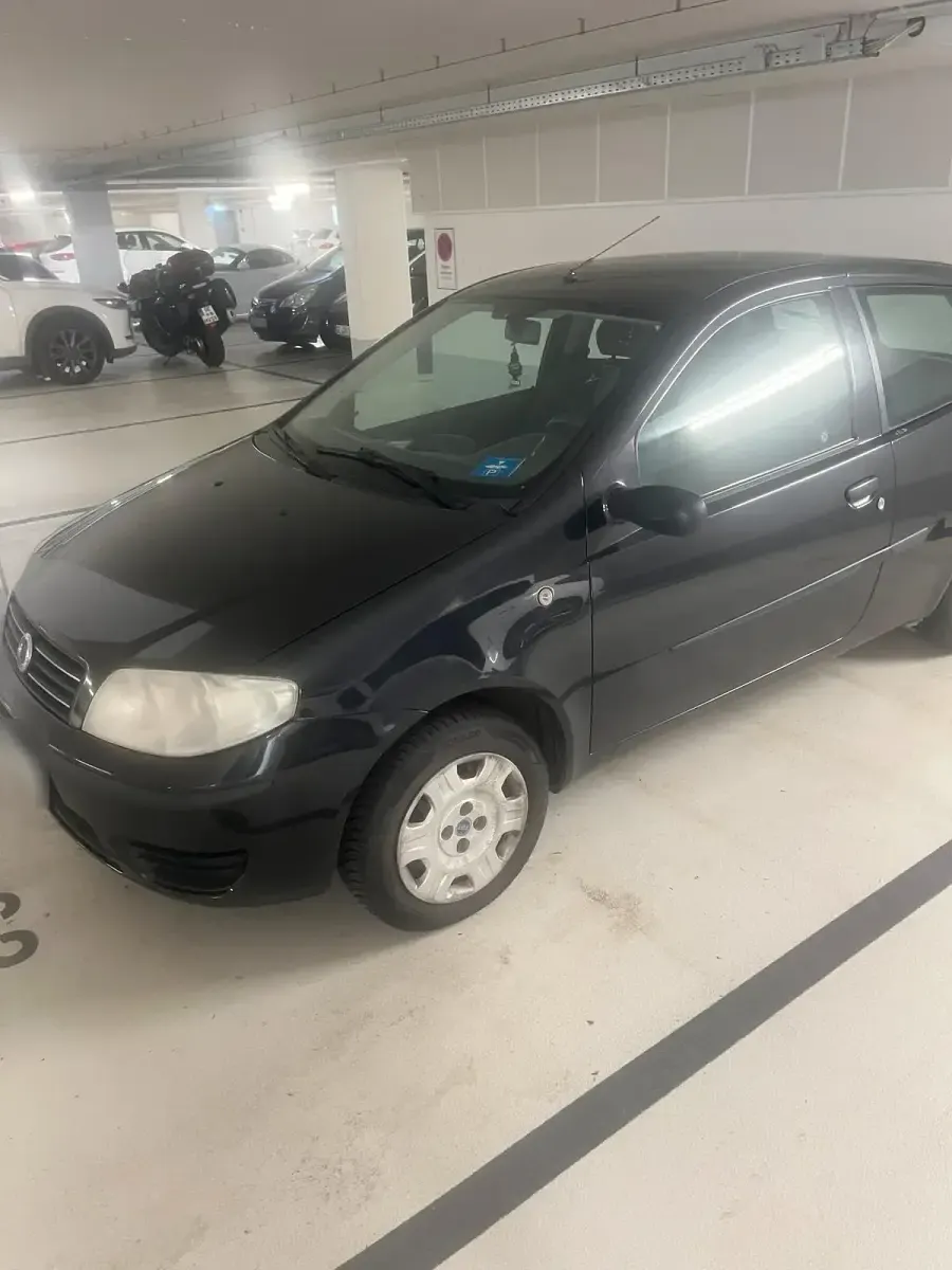 Gebraucht Fiat Punto 2004 Schwarz Kleinwagen