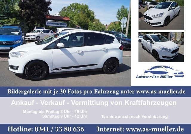 Weiß Gebraucht 2018 Ford C-MAX Van / Kleinbus | 10.850 € (Fairer Preis) - Bild 1/4