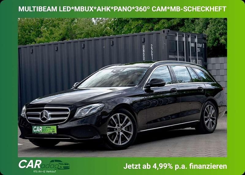 Obsidianschwarz metalliclack Gebraucht 2018 Mercedes E350 Avantgarde Kombi | 16.999 € (Guter Preis) - Bild 1/4