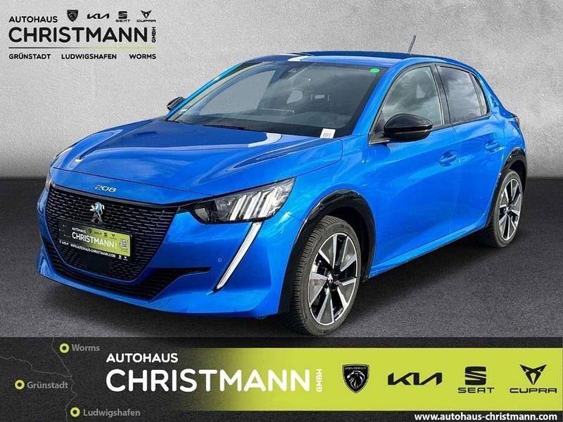 Blau/typ aussenverkleidung met Gebraucht 2023 Peugeot e-208 GT Kleinwagen | 21.990 € (Etwas zu teuer) - Bild 1/4