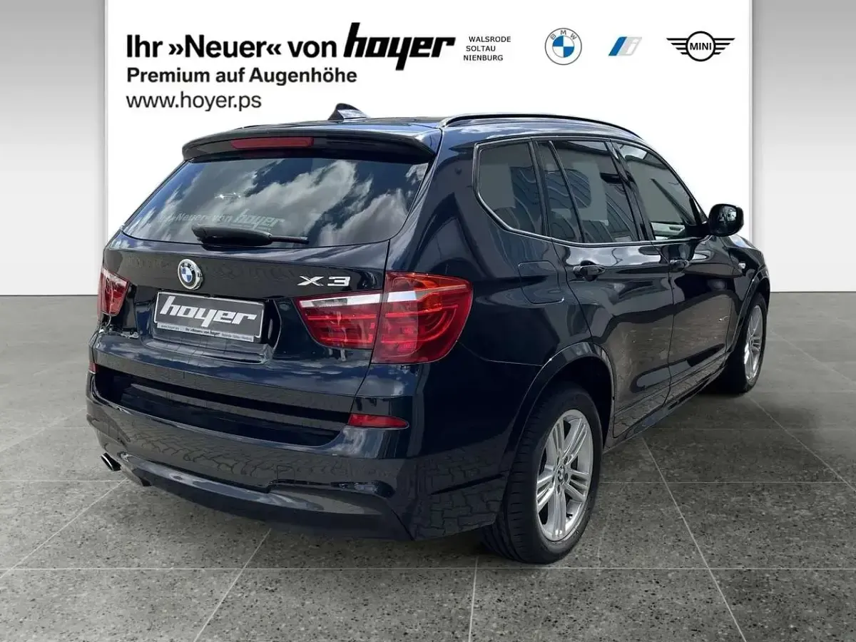 Gebraucht BMW X3 M Sport 184 PS (135 kW) 2012 M carbonschwarz SUV