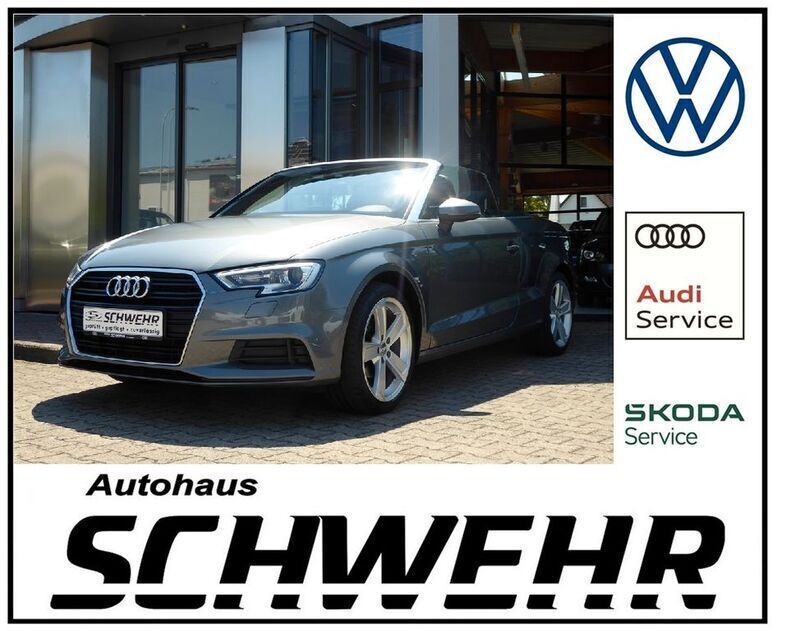 Grau Gebraucht 2017 Audi A3 Cabriolet Sport Cabrio | 14.390 € (Fairer Preis) - Bild 1/4