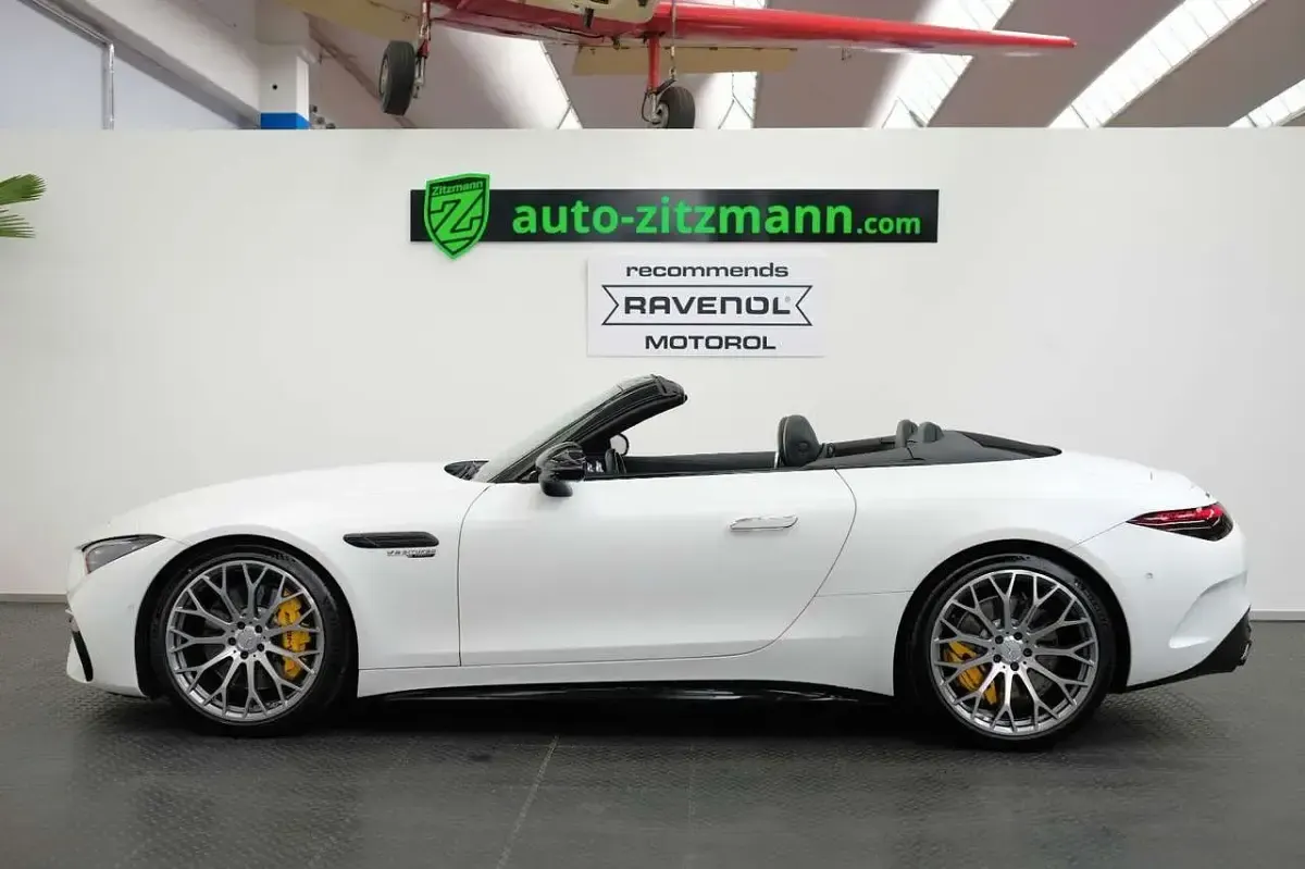 Gebraucht Mercedes SL63 AMG AMG 585 PS (430 kW) 2022 Weiß Cabrio