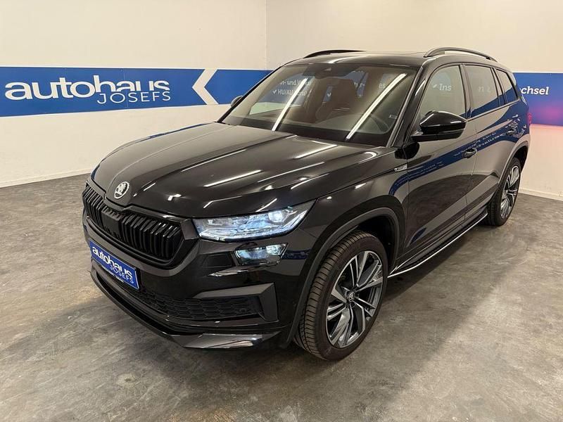 Schwarz Gebraucht 2023 Skoda Kodiaq SportLine SUV | 45.800 € (Teuer) - Bild 1/4