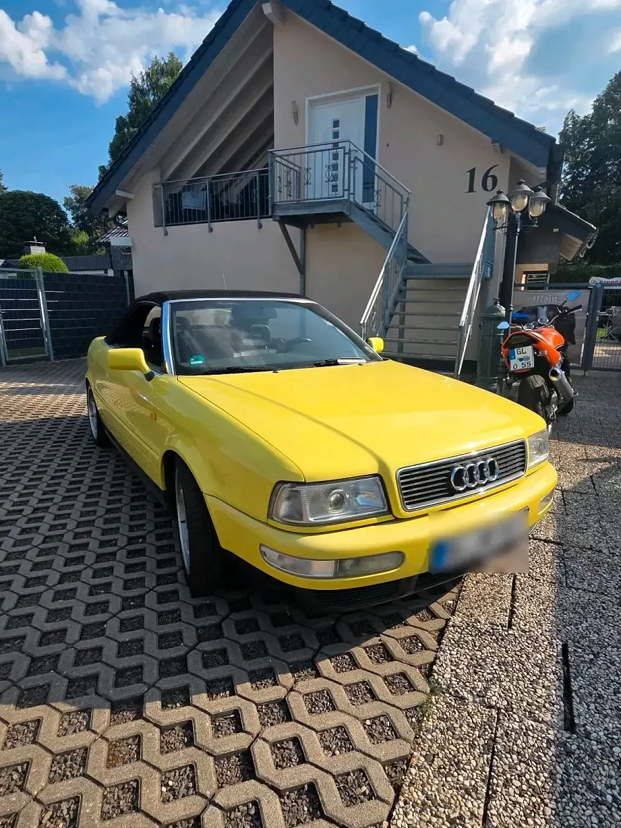 Gebraucht Audi 80 125 PS (91 kW) 1998 Gelb Cabrio