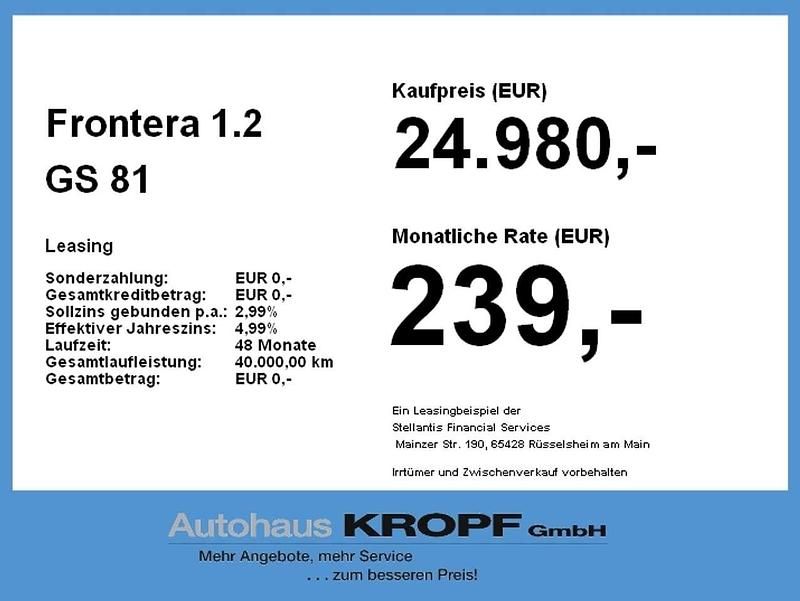 Neu Opel Frontera 110 PS (80 kW) 2025 Silber SUV