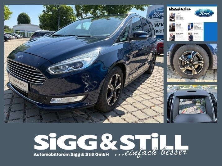 Blau Gebraucht 2016 Ford Galaxy Titanium Van / Kleinbus | 9.850 € (Superpreis) - Bild 1/4