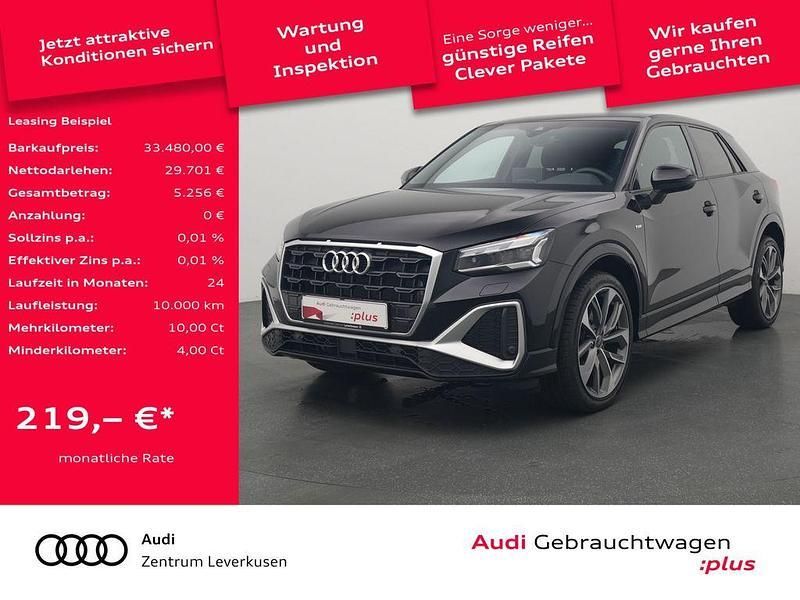 Mythosschwarz Gebraucht 2024 Audi Q2 Comfort SUV | 33.480 € - Bild 1/4