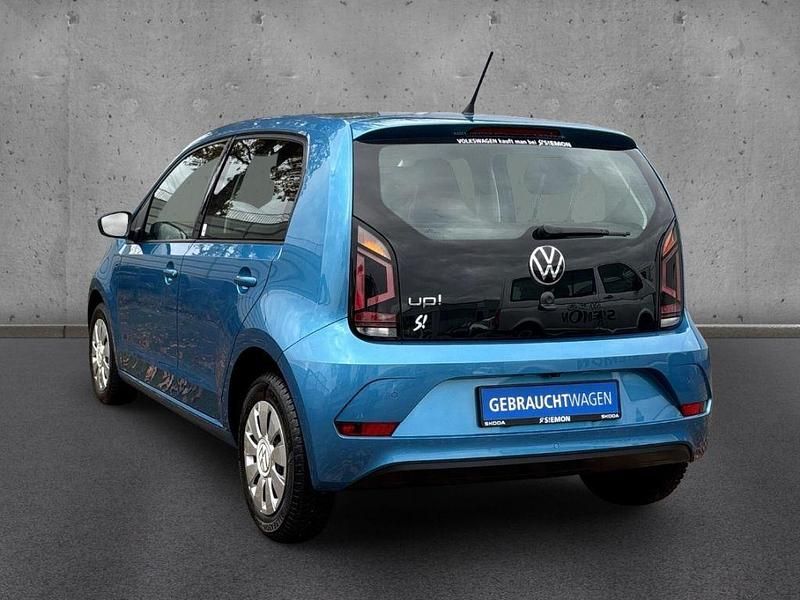 Second-hand VW up! 65 CP (47 kW) 2021 Albastru Hatchback