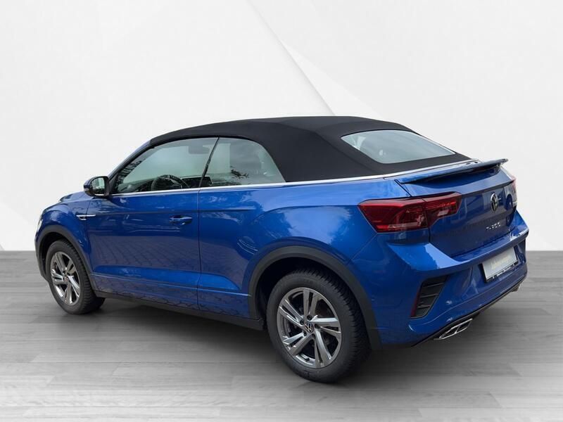 Gebraucht VW T-Roc Cabriolet R-line 150 PS (110 kW) 2023 Blau Cabrio
