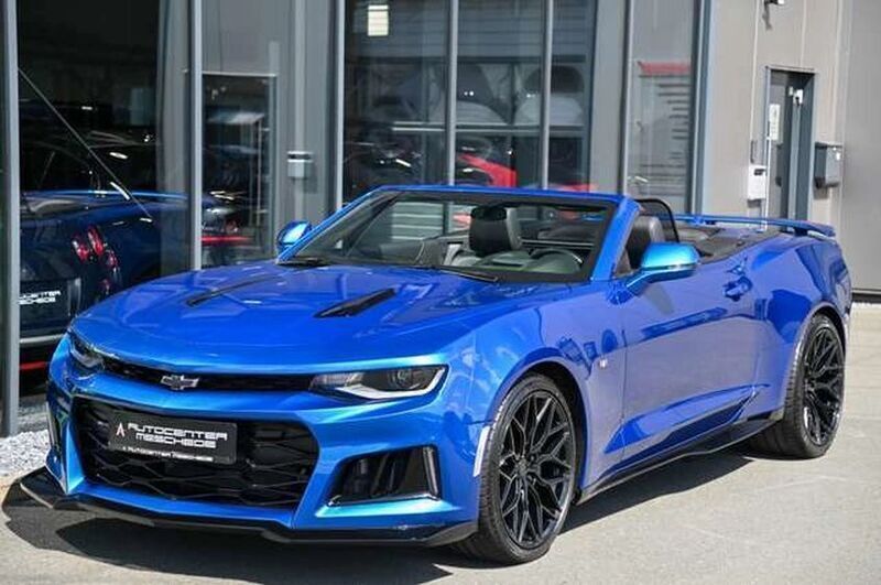 Blau Gebraucht 2019 Chevrolet Camaro ZL1 Cabrio | 57.549 € - Bild 1/4