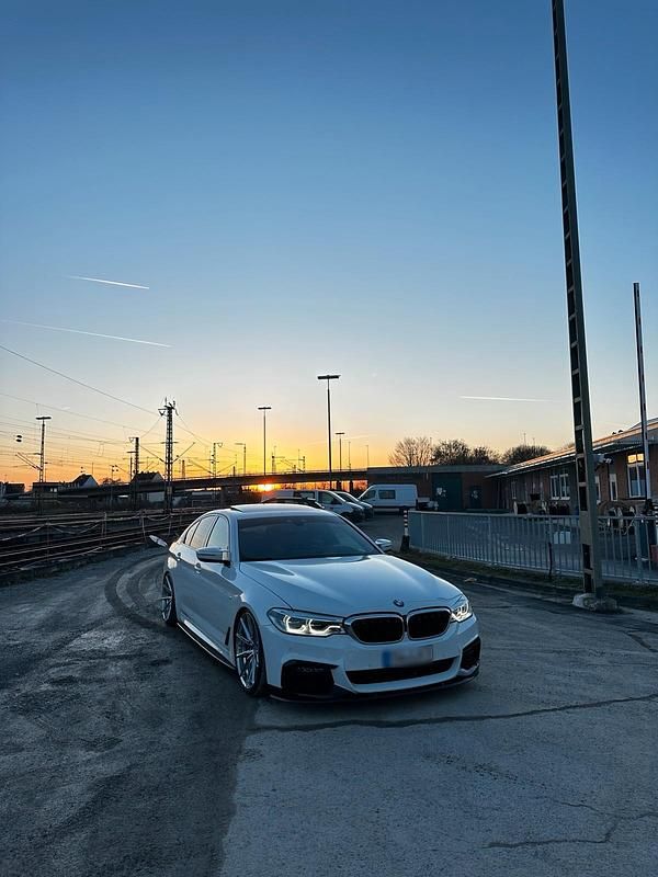 Brugt BMW 540 340 HK (250 kW) 2018 Hvid Sedan