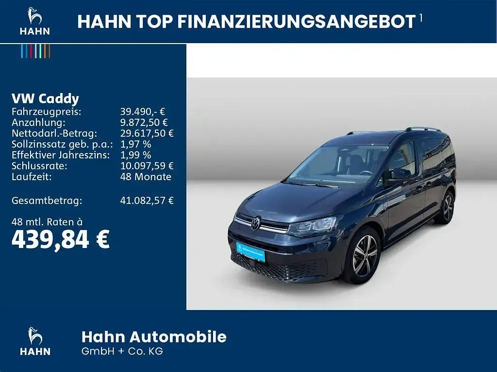 Gebraucht VW Caddy Life 150 PS (110 kW) 2025 Starlight blue metallic Van / Kleinbus