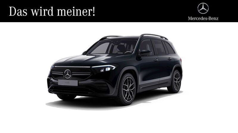 Schwarz Gebraucht 2022 Mercedes EQB300 AMG line SUV | 43.490 € - Bild 1/4