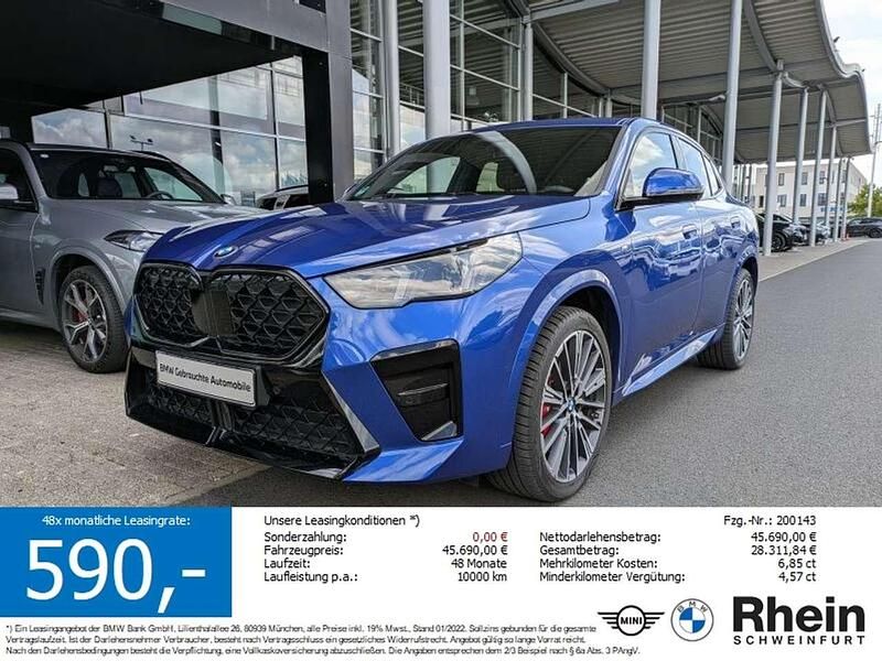 Portimao blau metallic Gebraucht 2024 BMW X2 M Sport SUV | 45.690 € (Teuer) - Bild 1/4