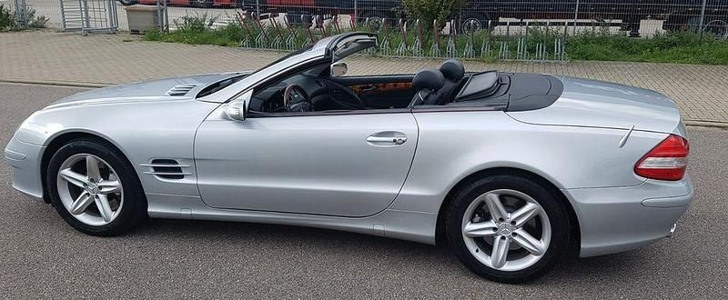 Silber Gebraucht 2006 Mercedes SL500 Cabrio | 15.900 € (Fairer Preis) - Bild 1/4