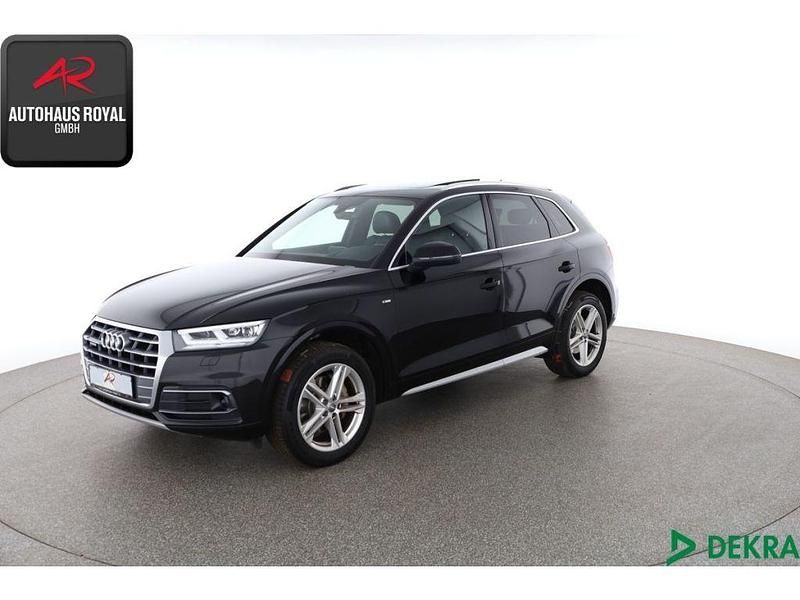 Schwarz (metallic) Gebraucht 2019 Audi Q5 S-Line SUV | 32.380 € (Guter Preis) - Bild 1/4