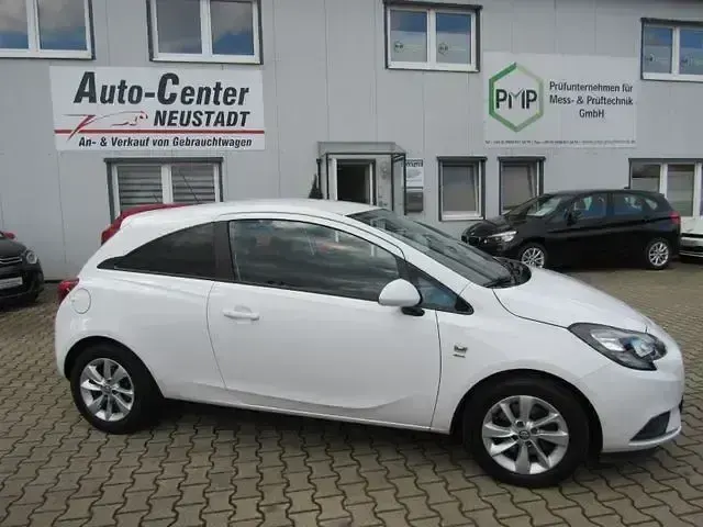 Gebraucht Opel Corsa drive 90 PS (66 kW) 2016 Weiß Kleinwagen