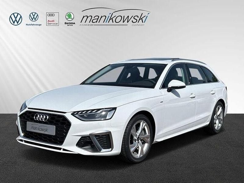 Weiss Gebraucht 2023 Audi A4 S-Line Kombi | 38.909 € (Fairer Preis) - Bild 1/4