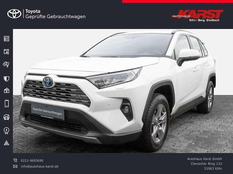 Schneeweiss Gebraucht 2024 Toyota RAV4 Hybrid Business Edition SUV | 36.985 € (Superpreis) - Bild 1/4