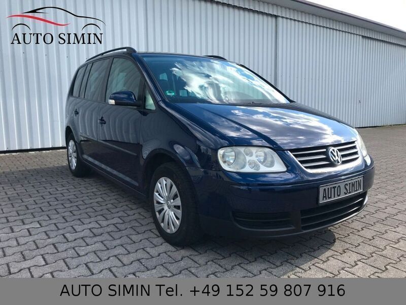 Blau Gebraucht 2004 VW Touran Trendline Van / Kleinbus | 1.699 € (Fairer Preis) - Bild 1/4