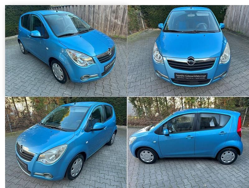 Blau Gebraucht 2008 Opel Agila Edition Kleinwagen | 2.490 € (Guter Preis) - Bild 1/4