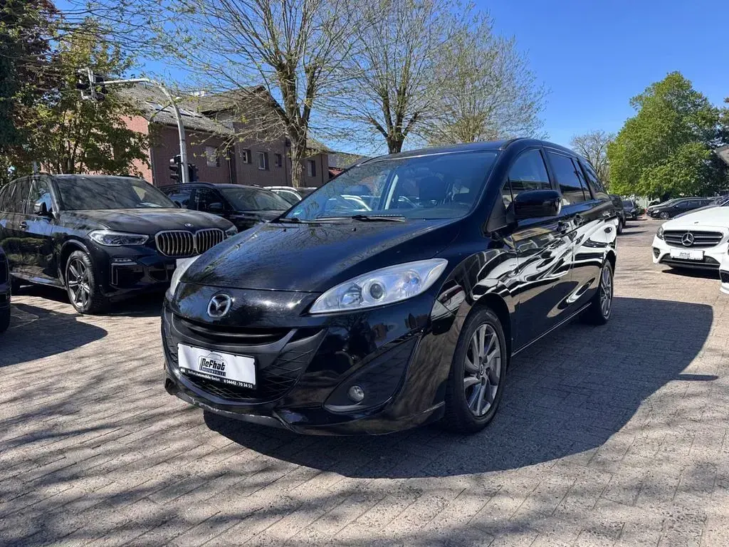 Gebraucht Mazda 5 Edition 116 PS (85 kW) 2012 Schwarz Van / Kleinbus