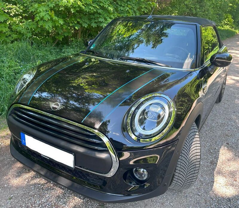 Schwarz Gebraucht 2021 Mini One Cabriolet Cabrio | 20.900 € (Guter Preis) - Bild 1/4