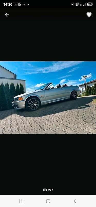 Grau Gebraucht 2003 BMW 318 Cabriolet Cabrio | 5.800 € (Fairer Preis) - Bild 1/4