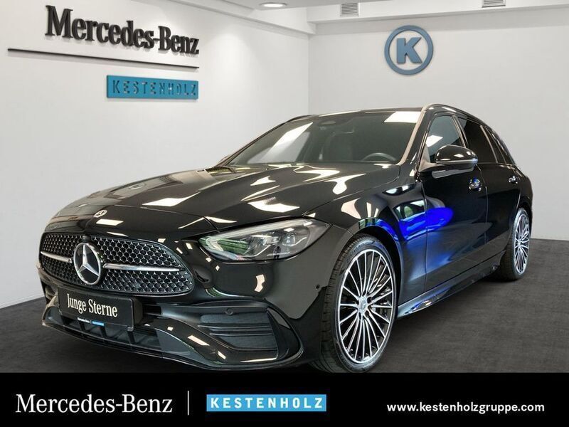Schwarz Gebraucht 2024 Mercedes C180 AMG Kombi | 41.490 € (Etwas zu teuer) - Bild 1/4